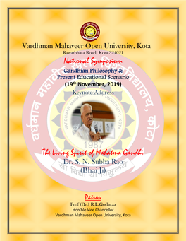 National Symposium the Living Spirit of Mahatma Gandhi