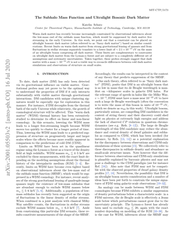 The Subhalo Mass Function and Ultralight Bosonic Dark Matter