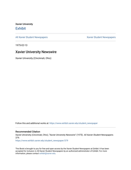 Xavier University Newswire