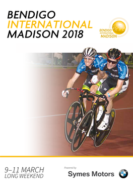 Bendigo International Madison 2018
