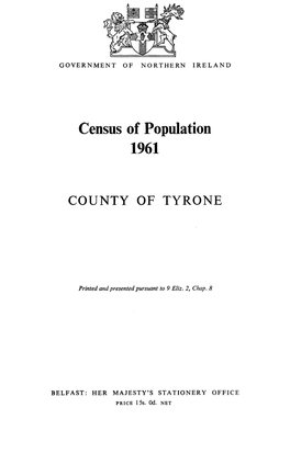 Census of Population 1961