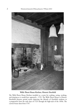 2 Wells-Thorn House Kitchen, Historic Deerfield