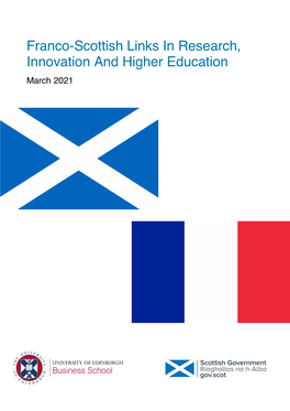 Franco-Scottish Links in Research, Innovation and Higher Education March 2021