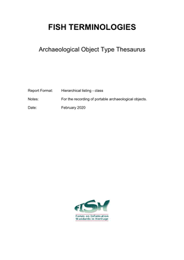 Archaeological Objects