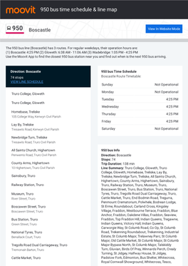 950 Bus Time Schedule & Line Route