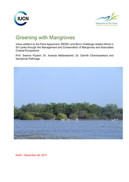 Greening with Mangroves by IUCN Sri