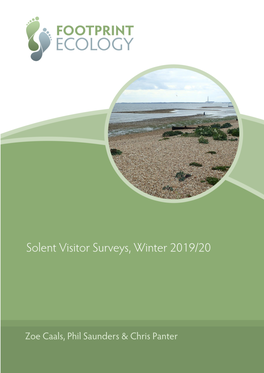 Coastal Visitor Survey 2019-20 Report