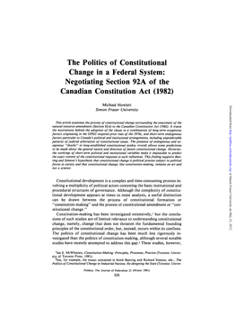 Negotiating Section 92A of the Canadian Constitution Act (1982)