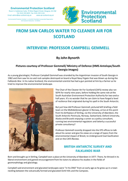 PROFESSOR CAMPBELL GEMMELL by John Bynorth