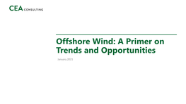 Offshore Wind in the US