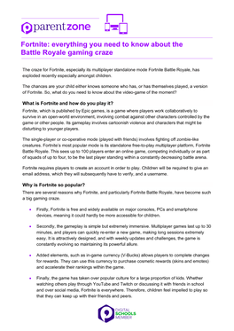 Fortnite: Everything You Need to Know About the Battle Royale Gaming Craze