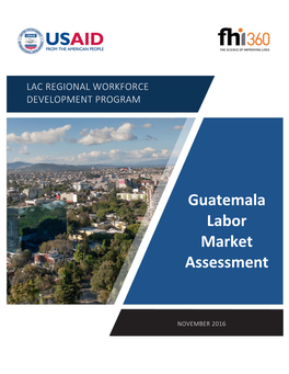 Guatemala Labor Market Assessment