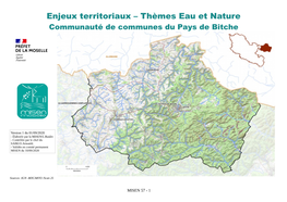 Enjeux Territoriaux – Thèmes Eau Et Nature Communauté De Communes Du Pays De Bitche