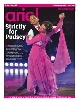 THE BBC NEWSPAPER Ord Strictly for Pudsey