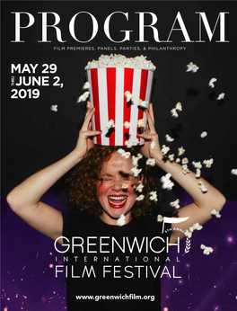 Program for the 2019 Greenwich International Film Festival