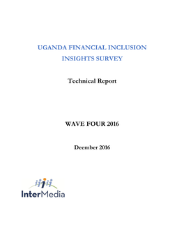 2016 Technical Report: Uganda Wave 4