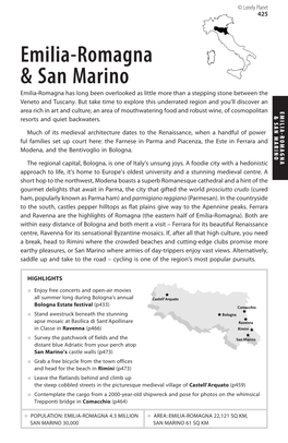 Emilia-Romagna & San Marino