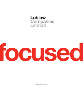 Loblaw 2018 Annual Report