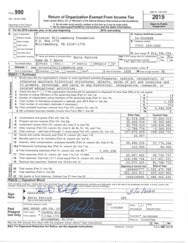 Tax Return|Rfp Pbc: Cwf 990 Form 9