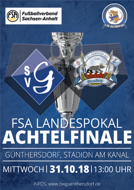 Landespokal Achtelfinale: SV Blau