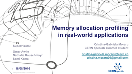 Memory Allocation Profiling in Real-World Applications