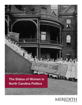 2018 Meredith College Status of Women in North Carolina Politics