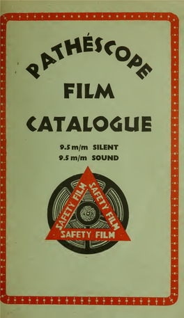 Pathescope Film Catalogue 9.5Mm