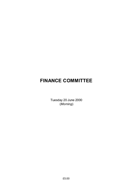 Finance Committee