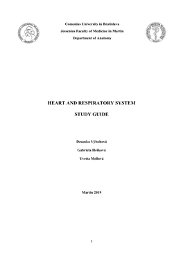 Heart and Respiratory System Study Guide