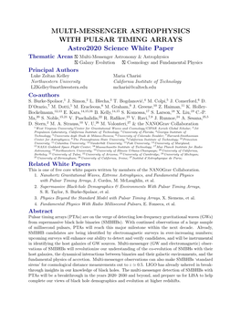 Multi-Messenger Astrophysics with Pulsar Timing Arrays