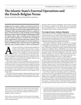 The Islamic State's External Operations and the French-Belgian