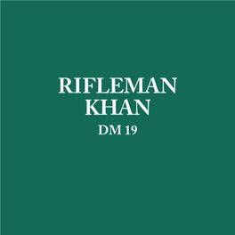 Rifleman Khan Dm 19 Pdsa Dickin Medal Rifleman Khan Dm 19