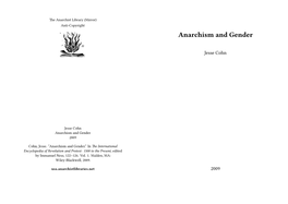 Anarchism and Gender