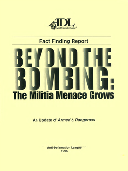 The Militia Menace Grows – an Update of Armed & Dangerous