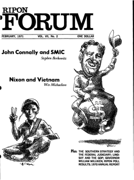 John Connally and SMIC Nixon and Vietnam