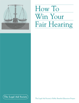 How to Win Your Fair Hearing