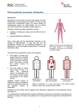 Pharmacokinetic Processes: Distribution