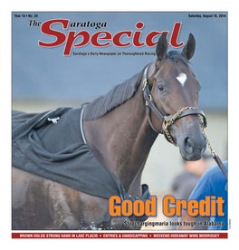 Saturday's Digital Edition of the Saratoga