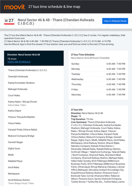 27 Bus Time Schedule & Line Route