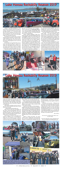 Lake Havasu Rockabilly Reunion 2019 AZ Rider Lake Havasu