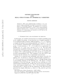 Satake Diagrams and Real Structures on Spherical Varieties