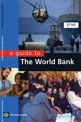 How the World Bank Group Is Organized
