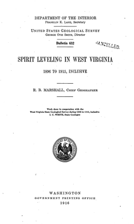 Spirit Leveling in West Virginia