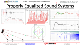Properly Equalized Sound Systems Excelsior Audio Properly Equalized Sound Systems