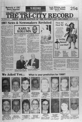 1987 News & Newsmakers Revisited