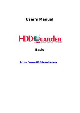 User's Manual