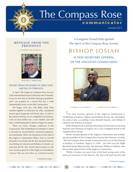 Bishop Josiah Is New Secretary General of the Anglican Communion