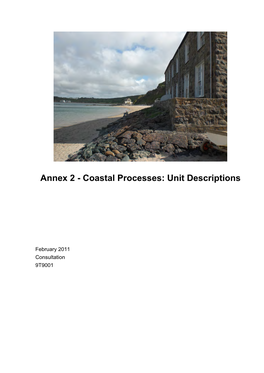 Annex 2 - Coastal Processes: Unit Descriptions