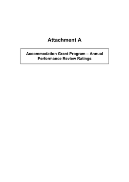 Attachment A