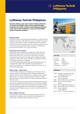 Lufthansa Technik Philippines | October 2015